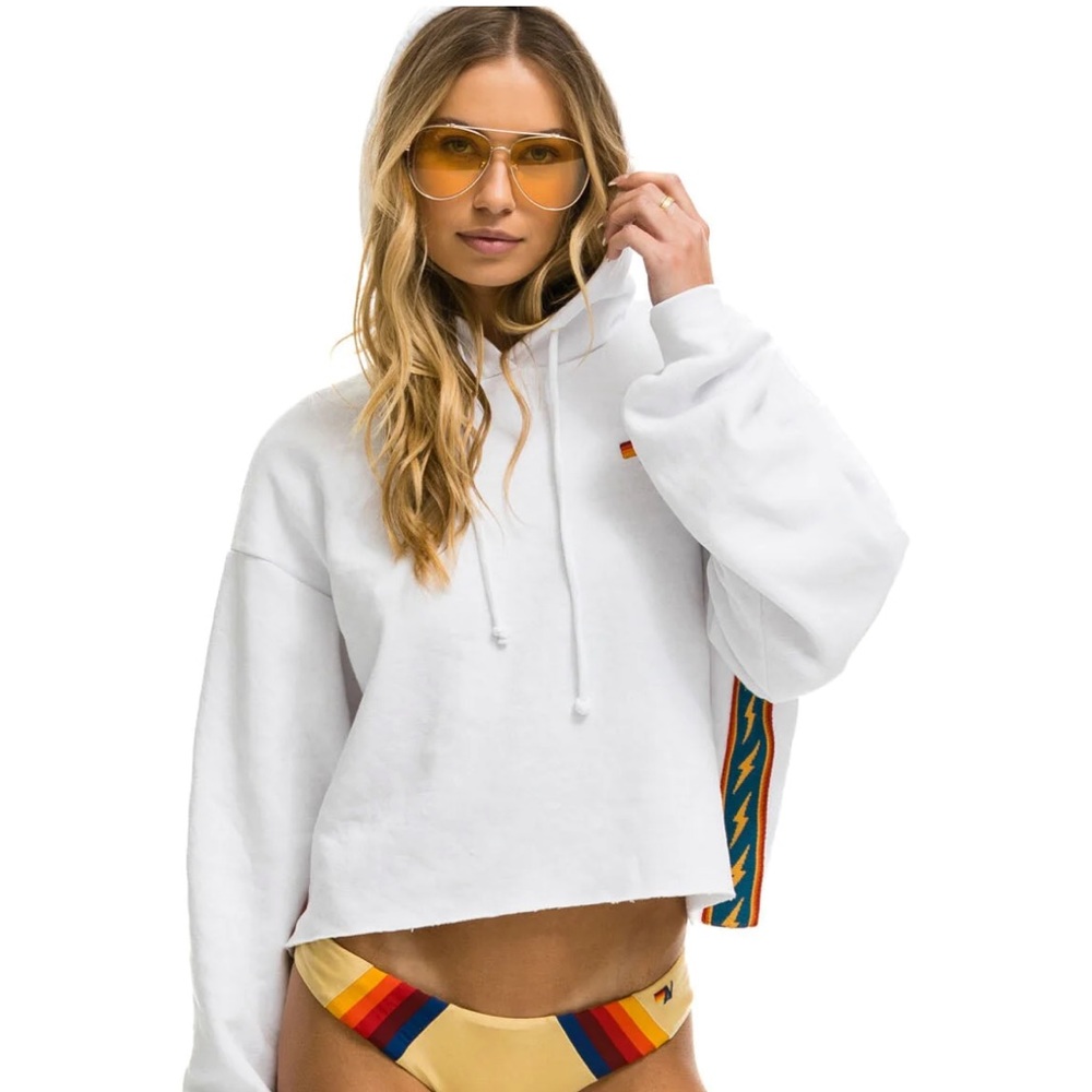 Aviator Nation Crop Hoodie